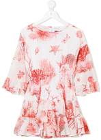 Thumbnail for your product : Roberto Cavalli coral print dress