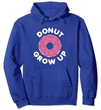Donut Grow Up Love Strawberry Sprinkles Hoodie (Dark)