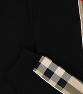 Thumbnail for your product : Burberry Children Archive Check-trim cotton sweatpants