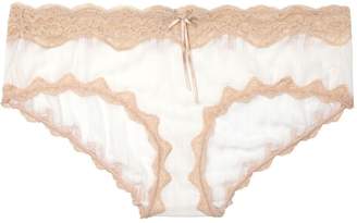 Heidi Klum Intimates Women's Mesh with Lace Hipster