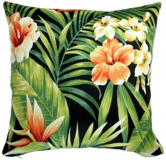 hibiscus throw pillows