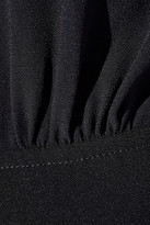 Thumbnail for your product : Victoria Beckham Victoria, Slit-back two-tone crepe jumpsuit