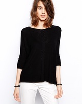 Thumbnail for your product : BA&SH Bill Knitted Jumper with 3/4 Sleeve