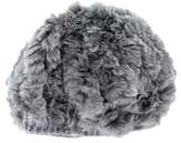 Thumbnail for your product : Helen Kaminski Fur-Trimmed Knit Beret