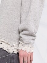 Thumbnail for your product : R 13 Distressed Oversized Sweatshirt
