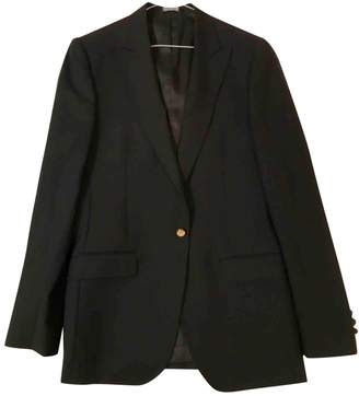 Dolce & Gabbana Black Wool Suits