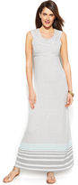 Thumbnail for your product : Studio M Sleeveless Striped Knit Maxi Dress