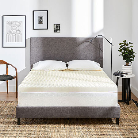 Asstd National Brand MOLECULE 3-Inch CopperWELL Plush Cooling Gel Infused Memory Foam Mattress Topper