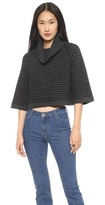 Thumbnail for your product : Alice + Olivia Basketweave Turtleneck Sweater