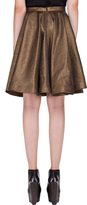 Thumbnail for your product : Lanvin Bronze Lamé Skirt