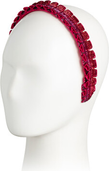 TJMAXX Rafaella Metallic Velvet Ombre Headband For Women