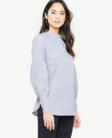Thumbnail for your product : Ann Taylor Cotton Lantern Sleeve Blouse