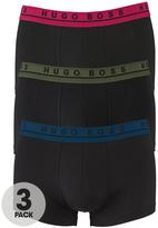 Thumbnail for your product : HUGO BOSS Mens Fashion Trunks (3 Pack)