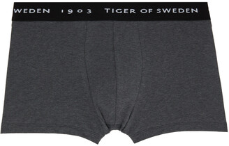 Tiger of Sweden Three-Pack Black & Grey Hermod Boxers - ShopStyle