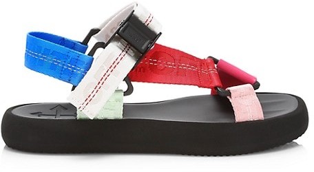 off white trek sport sandals
