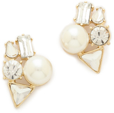 Thumbnail for your product : Adia Kibur Crystal & Imitation Pearl Stud Earrings