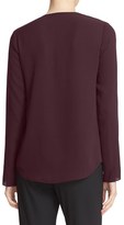 Thumbnail for your product : Theory Women's 'Meniph' V-Neck Silk Georgette Blouse