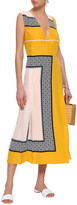 Thumbnail for your product : Tory Burch Printed Silk Midi Wrap Dress