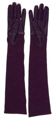 Chanel Knit Lambskin Gloves