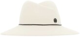 Thumbnail for your product : Maison Michel Logo Plaque Wide-Brim Hat
