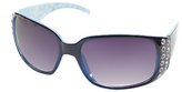 Thumbnail for your product : XOXO Rush Hour Black Blue Sunglasses
