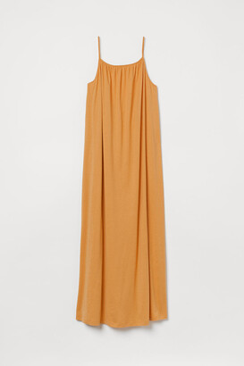 H&M Sleeveless Maxi Dress - Orange - ShopStyle