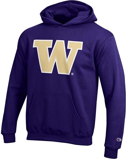 Washington Huskies Champion Kids Hoodie Small Purple