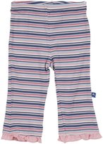 Thumbnail for your product : Kickee Pants Print Ruffle Pants (Baby)-Sailaway Stripe - Girl-0-3 Months