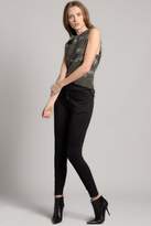 Thumbnail for your product : Ragdoll LA HIGH WAISTED TRACK PANTS Black