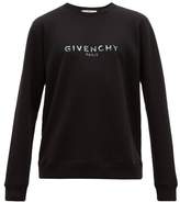 Thumbnail for your product : Givenchy Logo-print Cotton Sweatshirt - Mens - Black