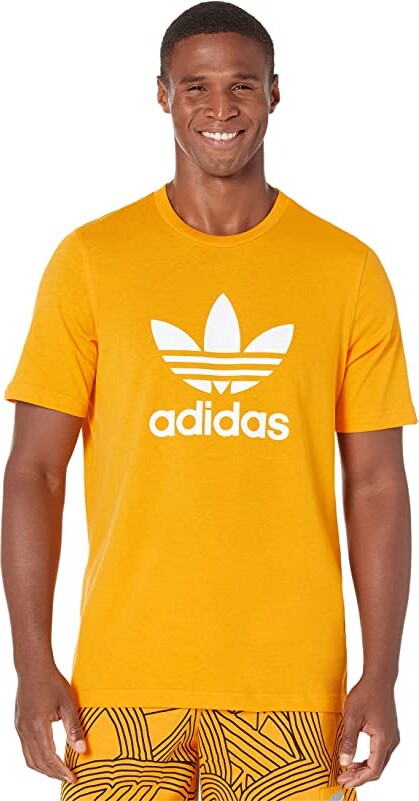adidas Men's Yellow T-shirts | ShopStyle