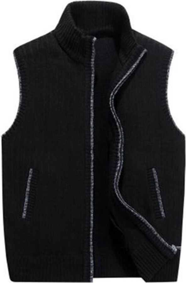 zip up fleece vest