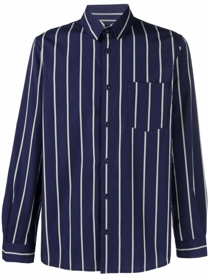 Apc Striped Shirt | Shop the world's largest collection of fashion 