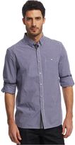 Thumbnail for your product : Kenneth Cole Reaction Gingham Roll-Tab Sleeve Shirt