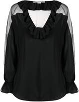 Thumbnail for your product : Stella McCartney sheer ruffle blouse