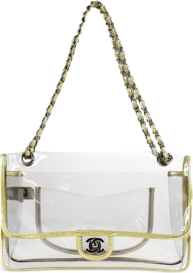 Chanel Pre Owned 2007 Classic Flap transparent shoulder bag