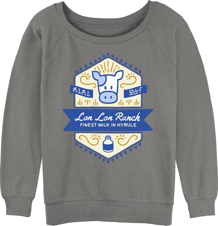 Nintendo Juniors' Lon Lon Ranch Sloucher Terry Gray Heather