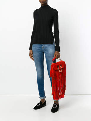J.W.Anderson exaggerated fringe Pierce bag