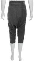 Thumbnail for your product : Rick Owens Cropped Drop Crotch Pants