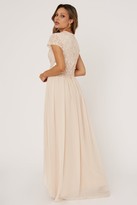 Thumbnail for your product : Little Mistress Bridesmaid Elise Nude Hand-Embellished Sequin Hi-Low Prom Dress