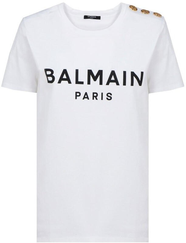 Balmain Logo T-shirt - ShopStyle