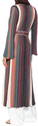 Camilla Striped knit cardigan