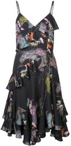 Thumbnail for your product : Josie Natori Kyoto print ruffle dress