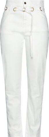 デニム・ジーパン PHILOSOPHY DI LORENZO SERAFINI Woman Jeans White 03210731 Jeans Philosophy Di Lorenzo Serafini White size 36 FR in