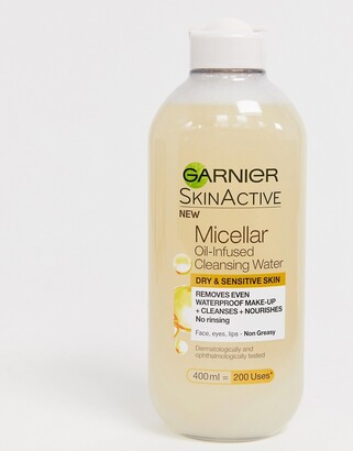 Garnier Micellar Oil-Infused Cleansing Water 400ml 3 pack (Save 33%)-No colour