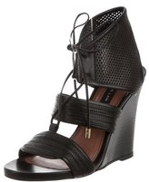 Thumbnail for your product : Derek Lam Multistrap Lace-Up Wedges