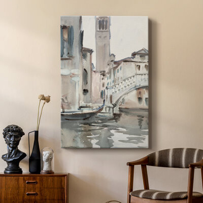 Alcott Hill Vintage Landscape CCI -Custom Wrapped Gallery Cavas