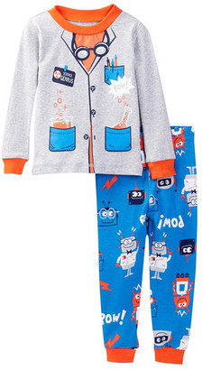 Petit Lem Mad Science Robot Pajama Set (Toddler Boys)