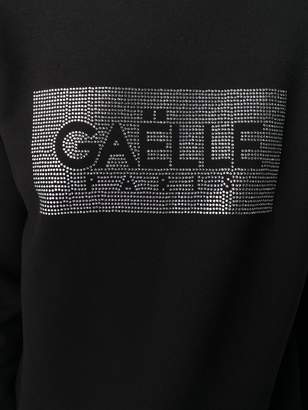 Gaelle Bonheur crystal embellished sweatshirt