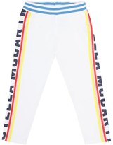 Thumbnail for your product : Stella McCartney Kids Printed cotton jersey trackpants